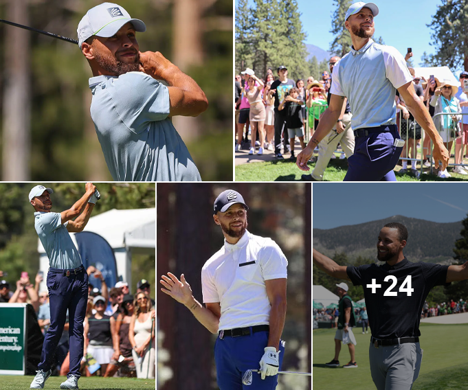 Steph Curry nails eagle to win American Century celebrity golf