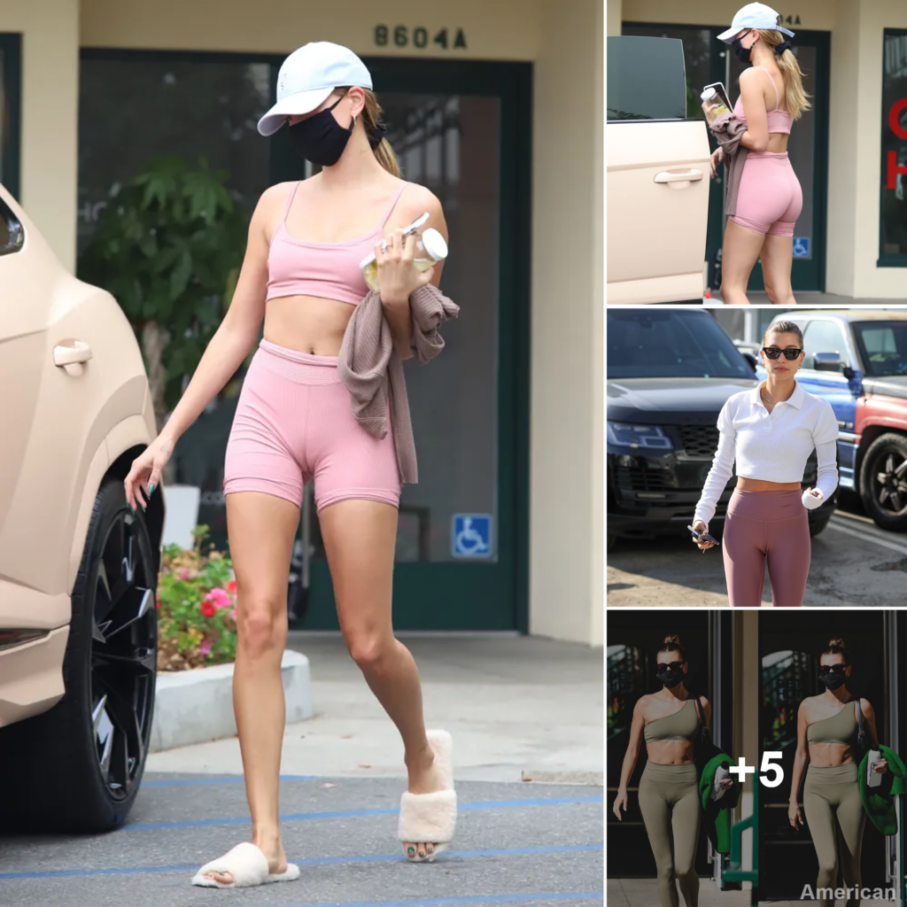 “Radiant After Yoga: Hailey Bieber Flaunts Her Fit Figure Following an Energizing Session in Beverly Hills”